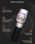 Rechargeable Massage Gun | Deep Tissue Massager | Portable Body Massage Device for Muscle Recovery & Relaxation