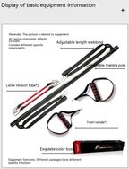 SH Fitness Pro Pilates Bar Kit with Adjustable Resistance Bands | Portable Home Gym