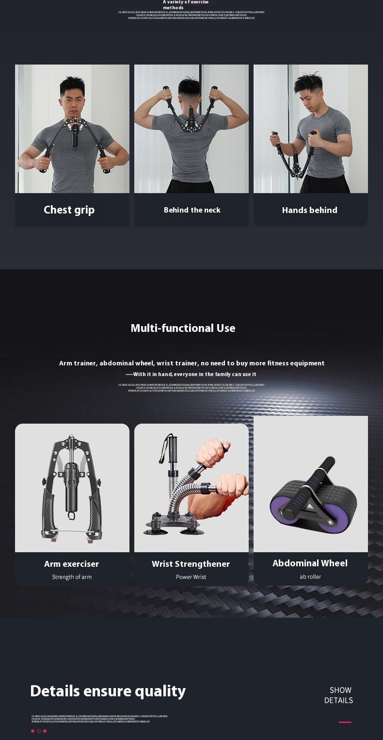 Hydraulic Adjustable Ab Roller | Automatic Rebound Abdominal Wheel for Core & Full Body Training