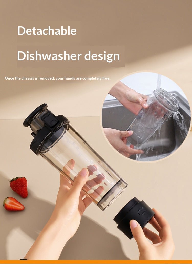 Electric Protein Shaker Bottle | 700ml Portable Automatic Mixing Cup with Magnetic Charging