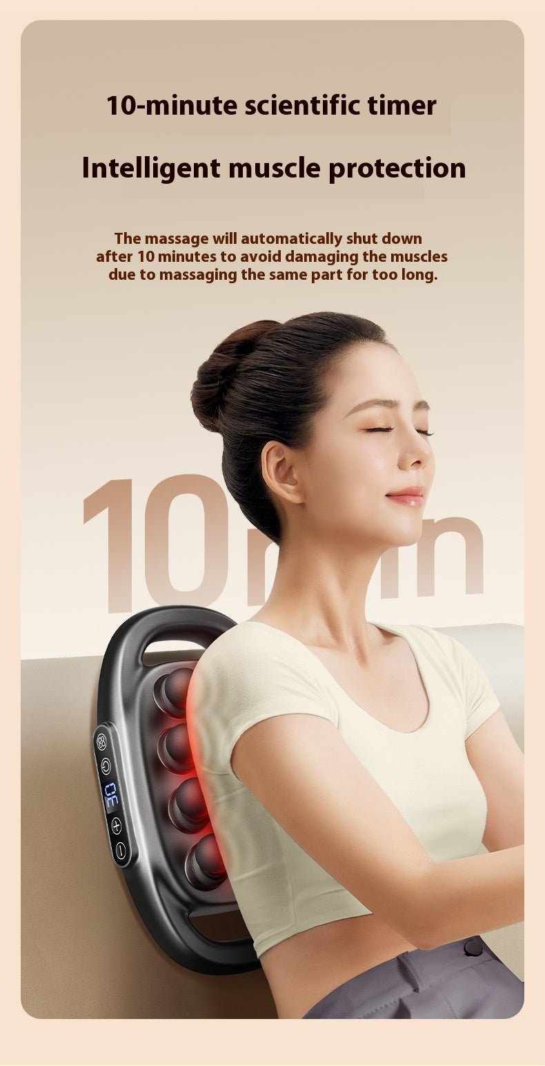 16-Head Deep Tissue Massage Gun | Adjustable Muscle Recovery & Full Body Percussion Massager