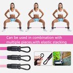 SH Fitness Glute & Leg Resistance Band Set | Adjustable Ankle Strap Training Kit