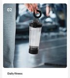 Electric Protein Shaker Bottle | 700ml Portable Automatic Mixing Cup with Magnetic Charging