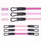SH Fitness Glute & Leg Resistance Band Set | Adjustable Ankle Strap Training Kit