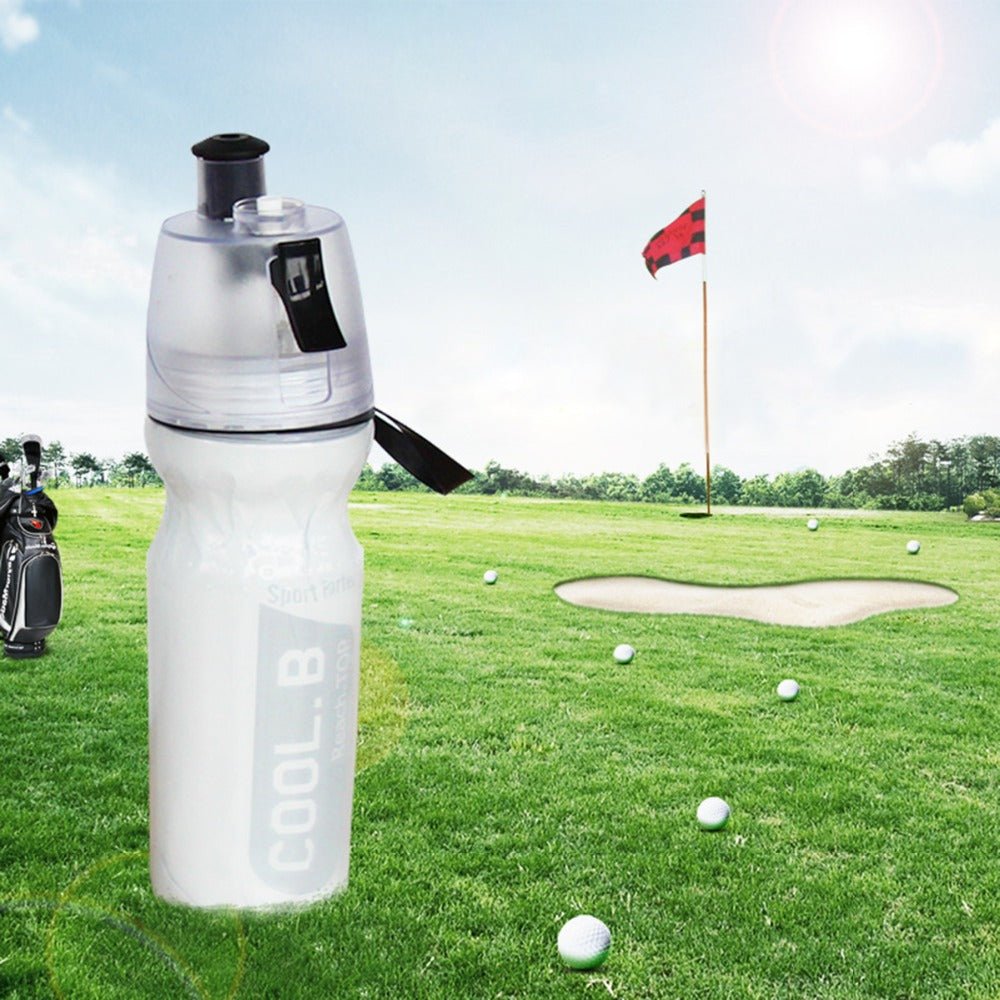 500ml Sports Water Bottle with Mist Spray | Insulated Cycling & Running Hydration Bottle